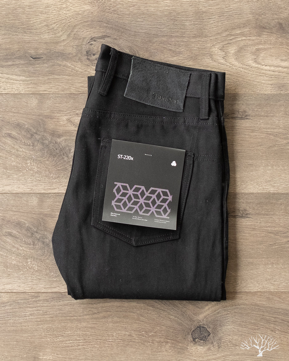 3sixteen - ST-220x Slim Tapered Double Black Selvedge Denim