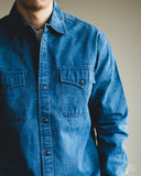 USN Overshirt - Stonewashed Indigo Canvas