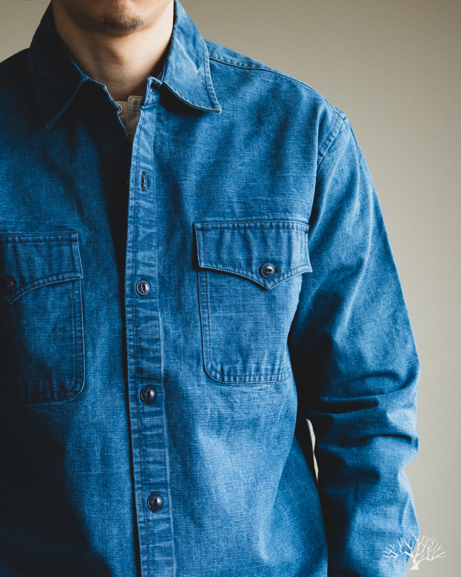 USN Overshirt - Stonewashed Indigo Canvas