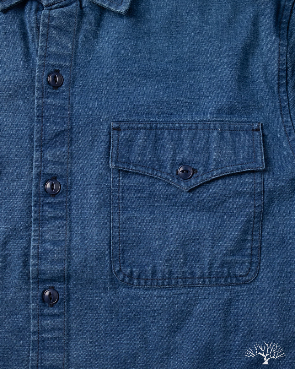 USN Overshirt - Stonewashed Indigo Canvas