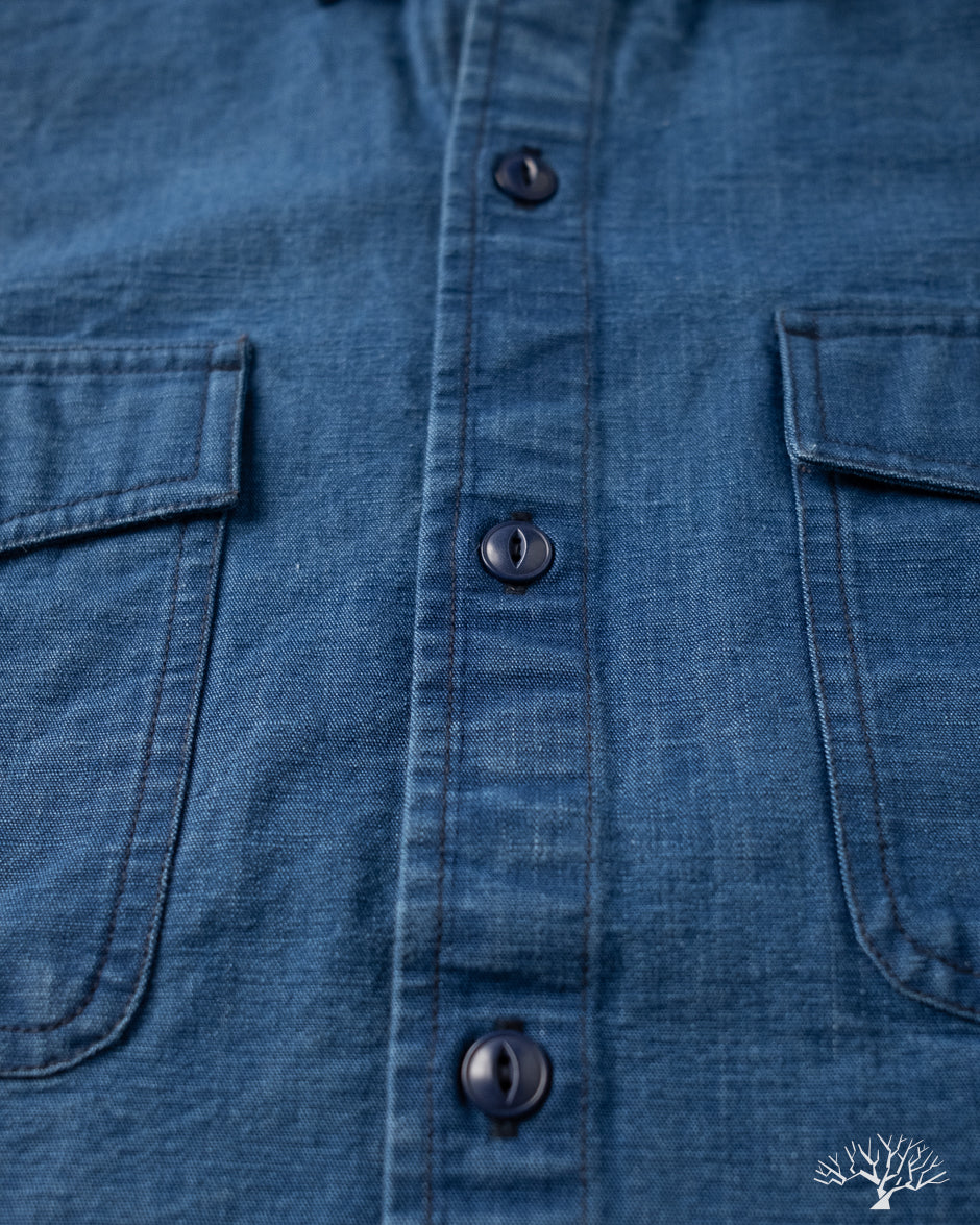 USN Overshirt - Stonewashed Indigo Canvas