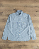 3sixteen Utility Chambray Shirt - Washed Indigo