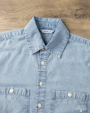 3sixteen - Utility Chambray Shirt - Washed Indigo – Withered Fig