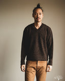 3sixteen V-Neck Sweater - Umber Tweed