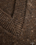 3sixteen V-Neck Sweater - Umber Tweed