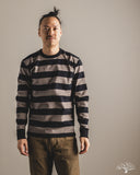 Iron Heart IHTB-01-GRY-BLK - 11oz Cotton Knit Long-Sleeve Sweater - Grey/Black