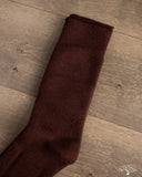American Trench Alpaca Pile Sock - Dark Brown