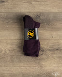 Merino Field Sock - Plum