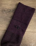 Merino Field Sock - Plum
