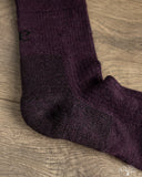 Merino Field Sock - Plum