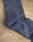 Merino Field Sock - Steel Blue