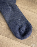 Merino Field Sock - Steel Blue