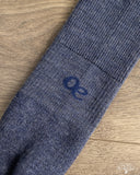 Merino Field Sock - Steel Blue