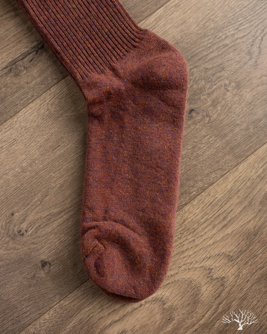 American Trench Supermerino Crew Sock - Autumn Heather