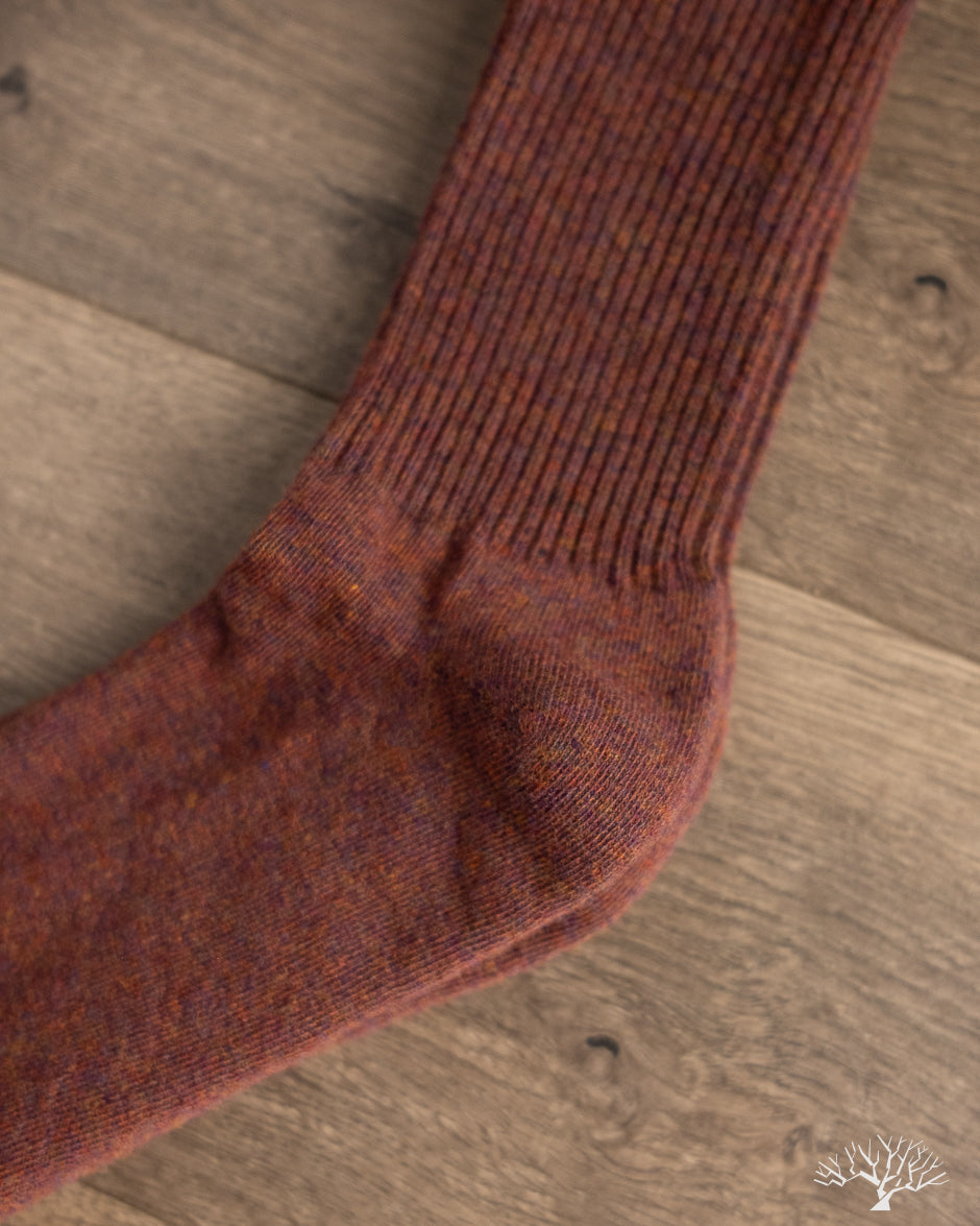 American Trench Supermerino Crew Sock - Autumn Heather
