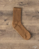 American Trench Supermerino Crew Sock - Brown