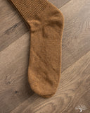 American Trench Supermerino Crew Sock - Brown