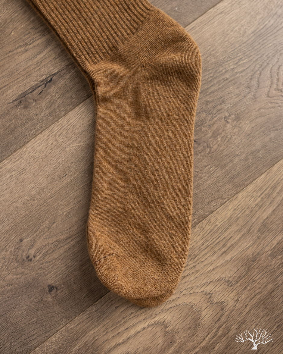 American Trench Supermerino Crew Sock - Brown