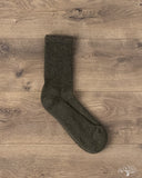 American Trench Supermerino Crew Sock - Olive