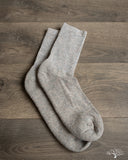 American Trench Supermerino Crew Sock - Taupe Heather