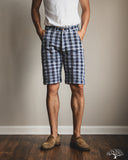 Studio D'Artisan - Indigo Noragi Sashiko Shorts