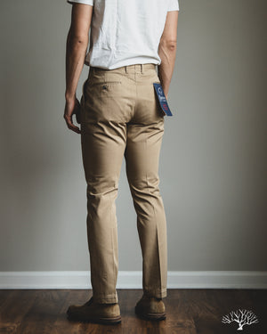 パンツ barnstormer 1002p 2P DRESS CHINOS Barnstormer - 1002P 2 Pleated Dress Chinos - Khaki – Withered Fig
