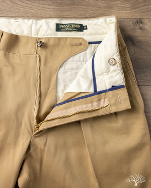 Barnstormer - 1002P 2 Pleated Dress Chinos - Khaki – Withered Fig