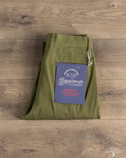 Barnstormer - 1002P 2 Pleated Dress Chinos - Olive – Withered Fig