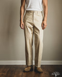 Barnstormer 1952UC Flat Front Chino Trousers - Beige