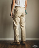 Barnstormer 1952UC Flat Front Chino Trousers - Beige