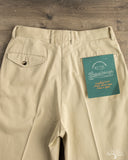 Barnstormer 1952UC Flat Front Chino Trousers - Beige