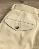 Barnstormer 1952UC Flat Front Chino Trousers - Beige