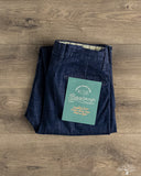 1955IND 2 Pleated Chino Trousers - Indigo