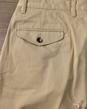 Barnstormer 1955UC 2 Pleated Chino Trousers - Beige