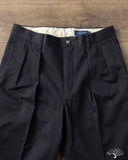 Barnstormer 1955UC 2 Pleated Chino Trousers - Navy