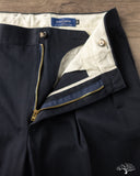Barnstormer 1955UC 2 Pleated Chino Trousers - Navy