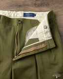 Barnstormer 1955UC 2 Pleated Chino Trousers - Olive