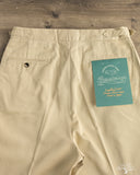 BS-B45S 2 Pleated Classic Shorts - Beige
