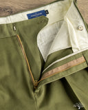 BS-B45S 2 Pleated Classic Shorts - Olive