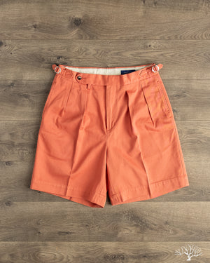 BS-B45S 2 Pleated Classic Shorts - Red