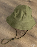 Cableami Baker Back Satin Metro Hat - Dark Olive