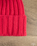 Cableami Cashmere 2x2 Rib Watch Cap - Pink