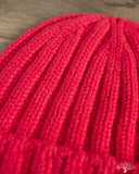 Cableami Cashmere 2x2 Rib Watch Cap - Pink
