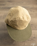 Cableami Light Back Satin Soft Bill Cap - Beige/Olive