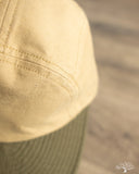 Cableami Light Back Satin Soft Bill Cap - Beige/Olive