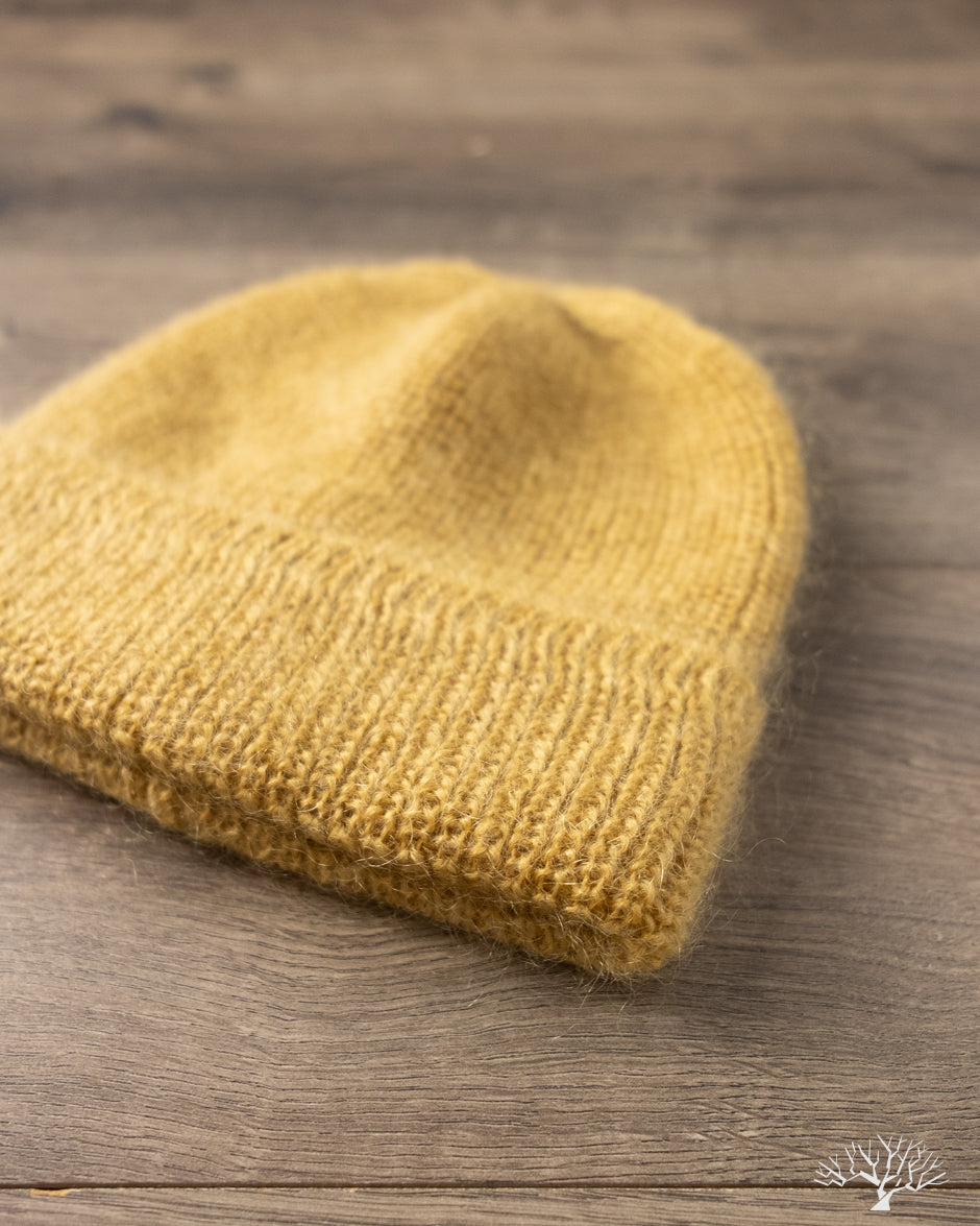 Cableami Mohair Watch Cap - Beige