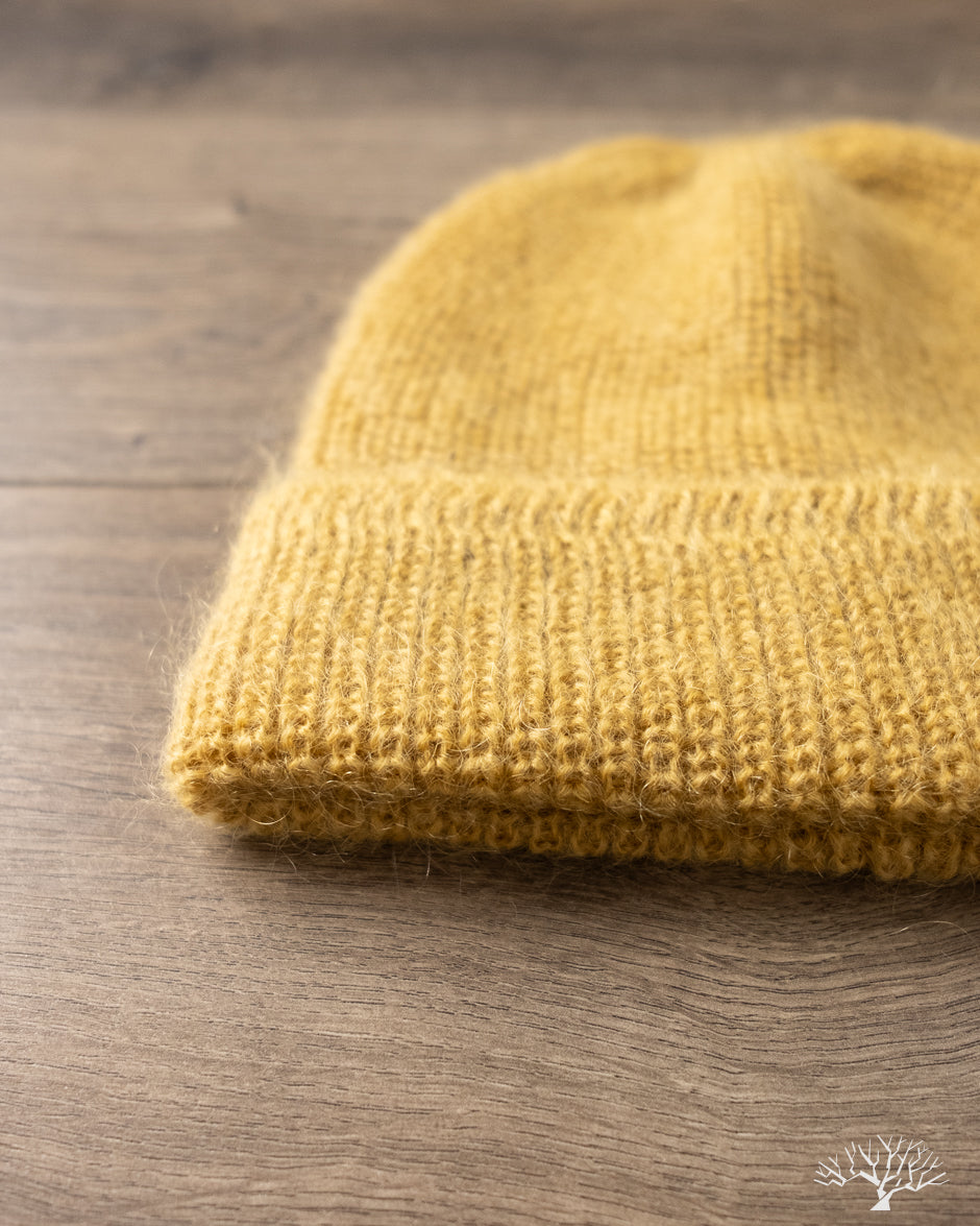 Cableami Mohair Watch Cap - Beige