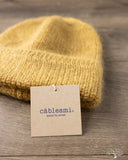 Cableami Mohair Watch Cap - Beige
