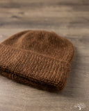 Cableami Mohair Watch Cap - Brown