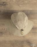 Cableami Organic Cotton / Cordura Hat - Beige Glen Check